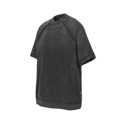 Washed Raw Hem Short Sleeve T-Shirt WN25528