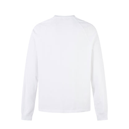 High-Neck Heavyweight Stripe Long Sleeve T-Shirt WN25629