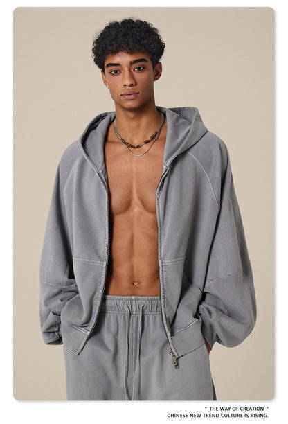 Oversize Zipper Hoodie WN23119