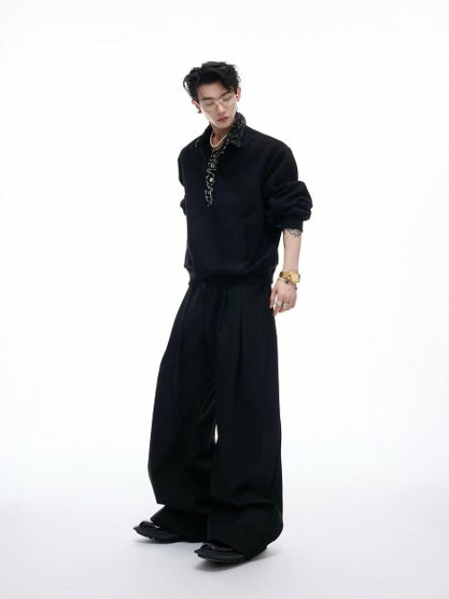 Sequin Pin Long Sleeve Polo Shirt WN21218