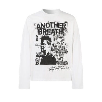 Rock Portrait Washed Long Sleeve T-Shirt WN24260