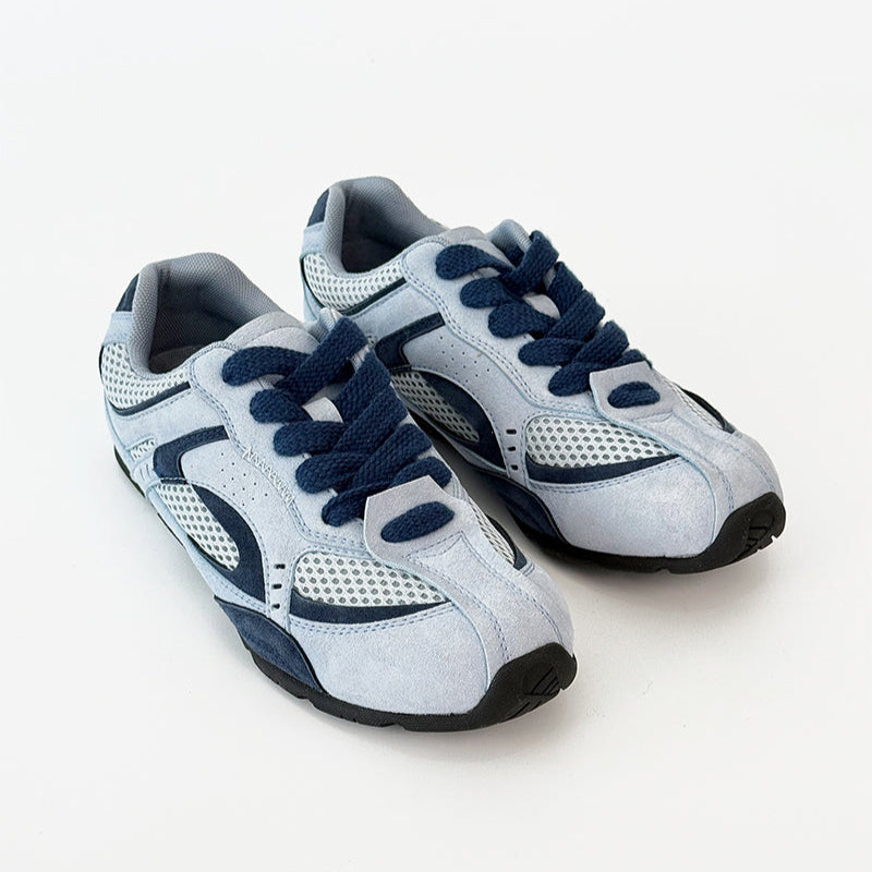 Thin Sole Lightweight Mesh Design Sneakers WN19167