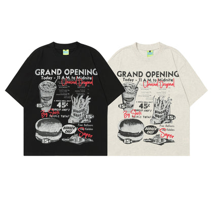 Graphic Art Print Oversize Short Sleeve T-Shirt WN25949