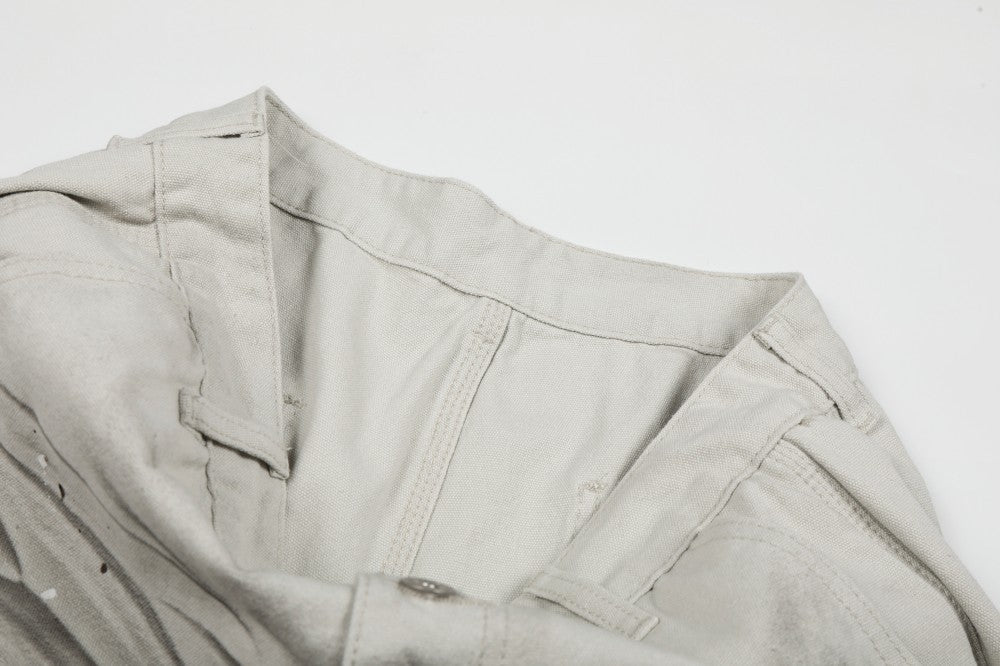 Washed Wrinkle Detail Wide Leg Denim Jeans WN28005