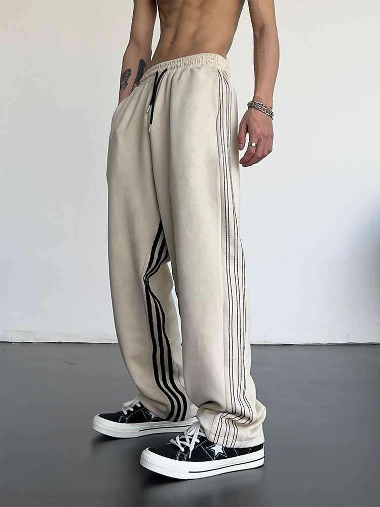 Stripe Casual Sporty Pants WN5681