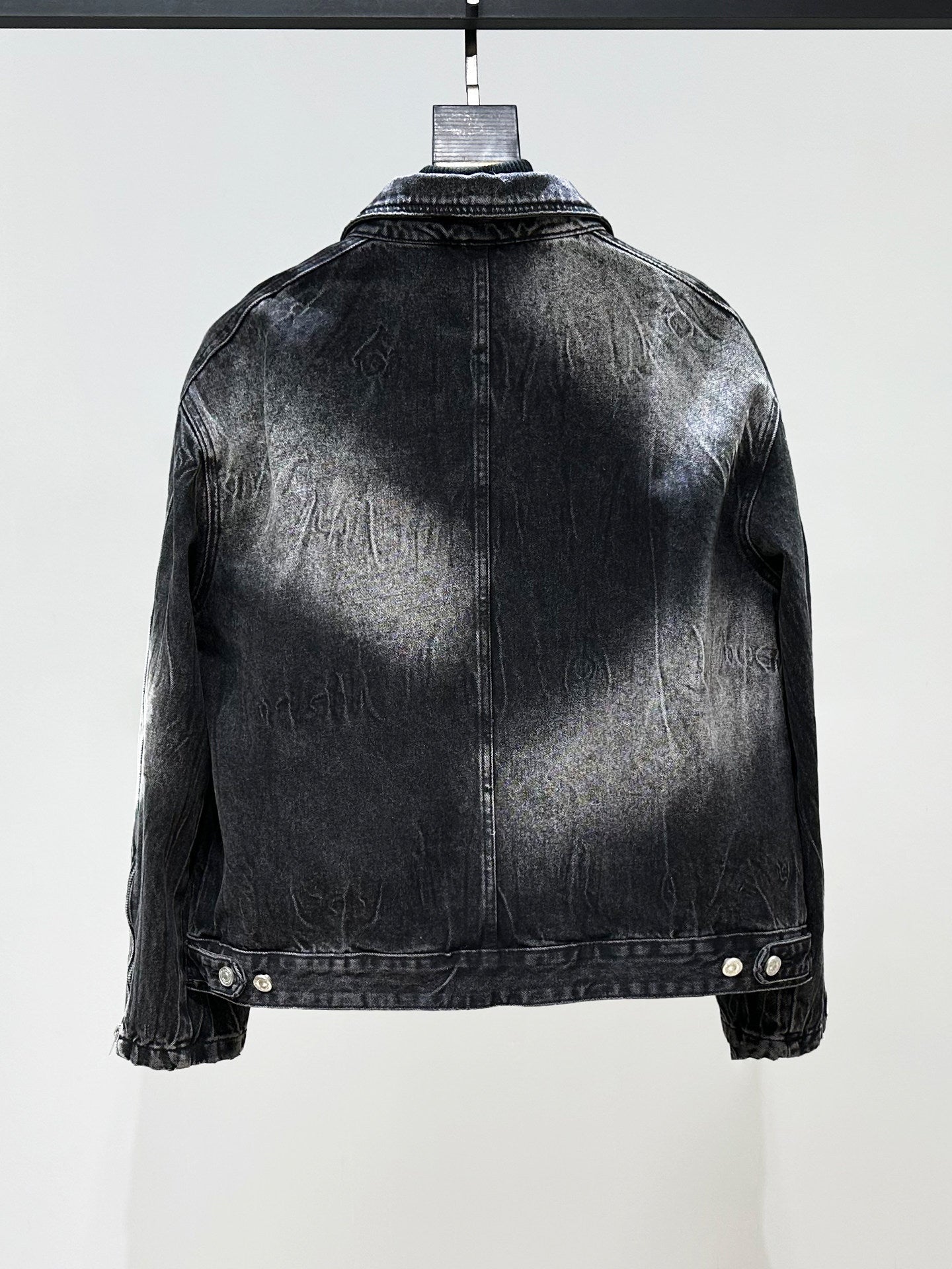 Washed Denim Jacket & Wide Leg Denim Jeans Setup WN23877