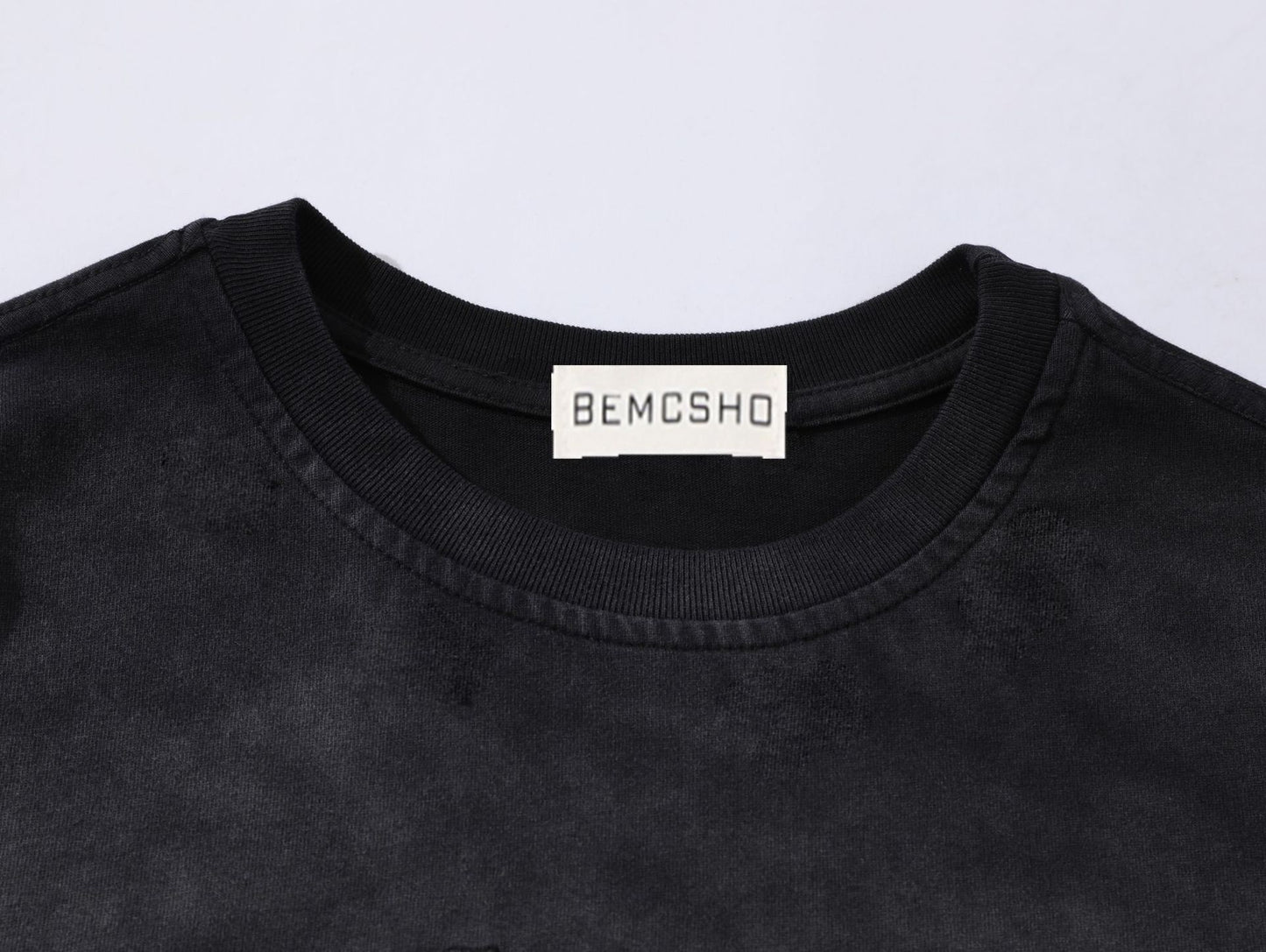 Washed Damage Short Sleeve T-Shirt WN16147