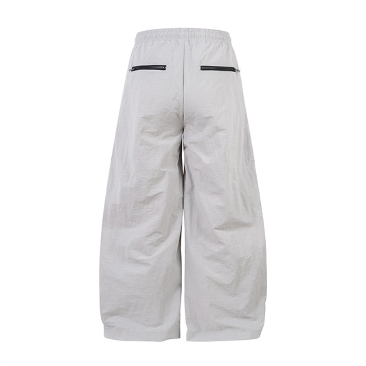 Patchwork Zipper Outdoor Straight Pants WN26926