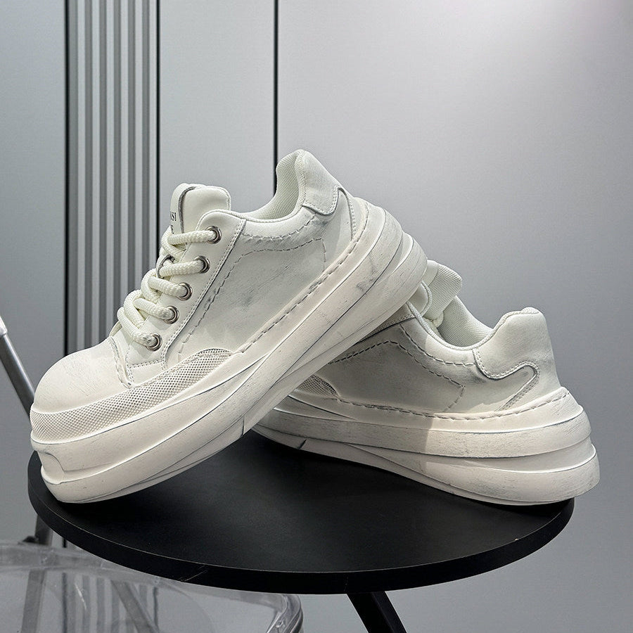 Lace Up Platform Thick Sole Sneakers WN24638