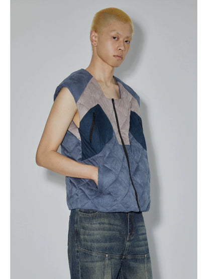 Colorblock Cutout Design Vest WN18894