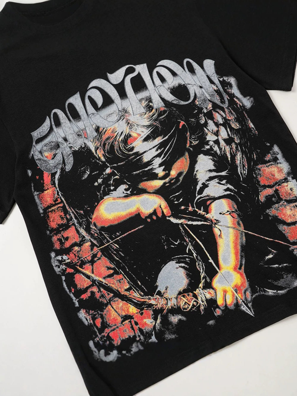 Graphic Print Short Sleeve T-Shirt WN28090