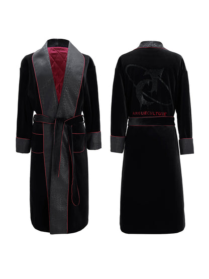 Velvet Thick Lining Lounge Coat WN22614