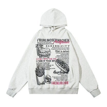 Fun Letter Print Oversize Hoodie WN8383