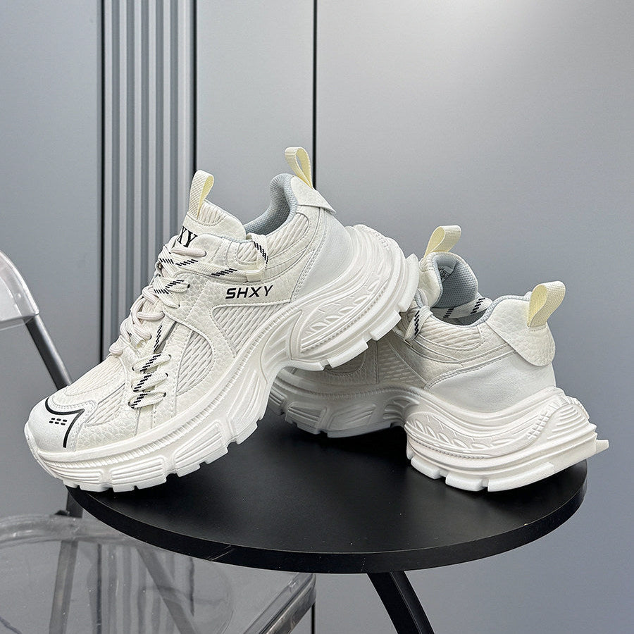 Breathable Platform Height-Increasing Dad Sneakers WN24739