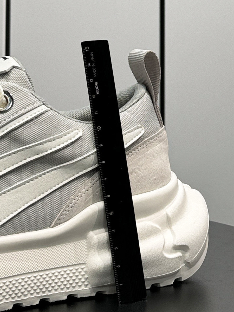 Panel Platform Chunky Sole Sneakers WN24715