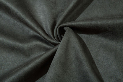 Text Embroidery Print Suede Short Sleeve T-Shirt WN16194