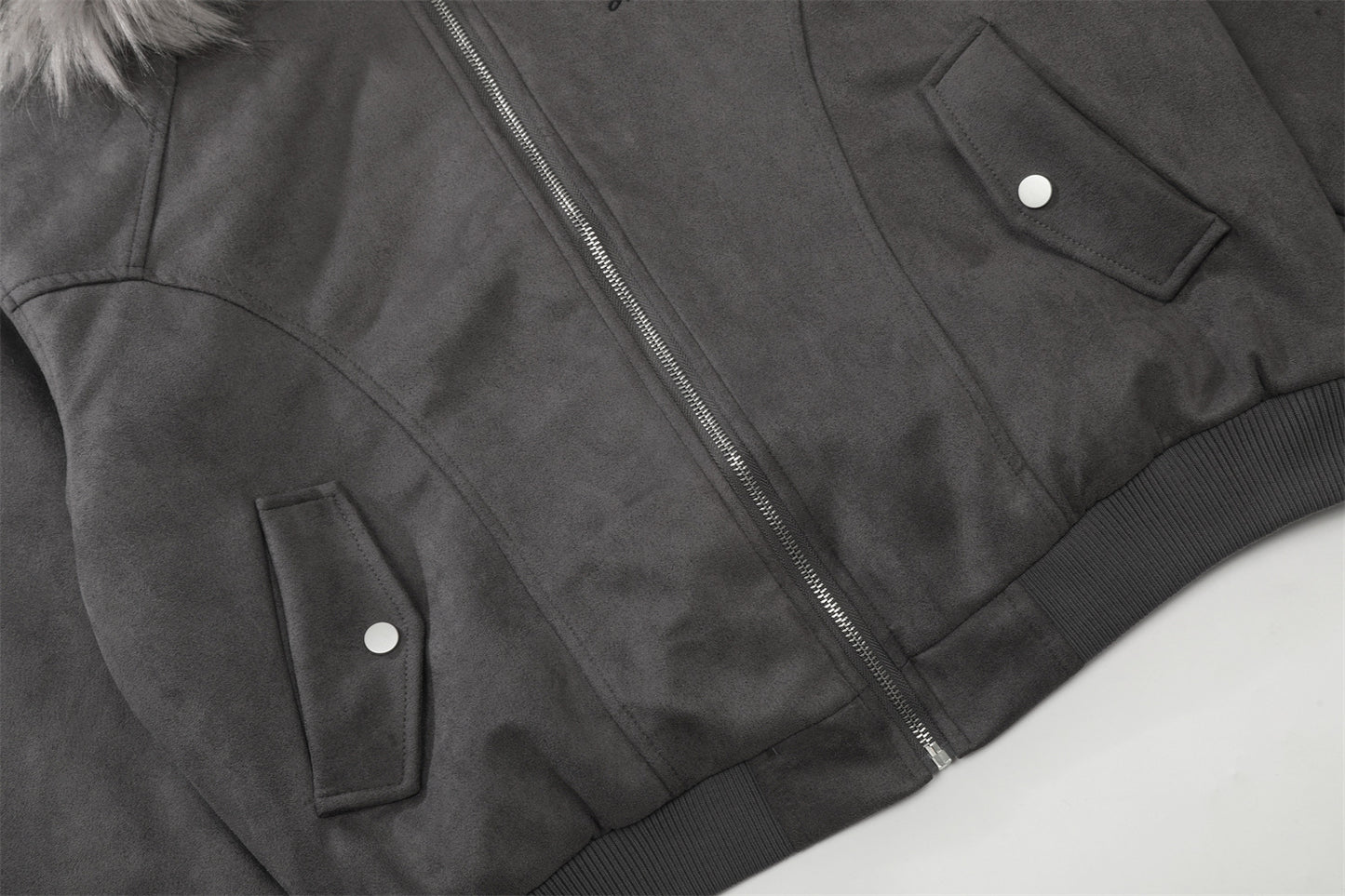 Detachable Fur Collar Short Hooded Padded Jacket WN11527