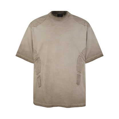 Damage Deconstructed Patchwork Short Sleeve T-Shirt WN26939