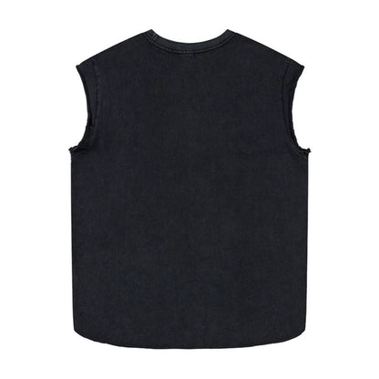 Damage Cross Letter Graphic Tank Top WN27970