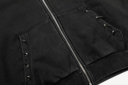 Studs Zipper Hodie WN28033