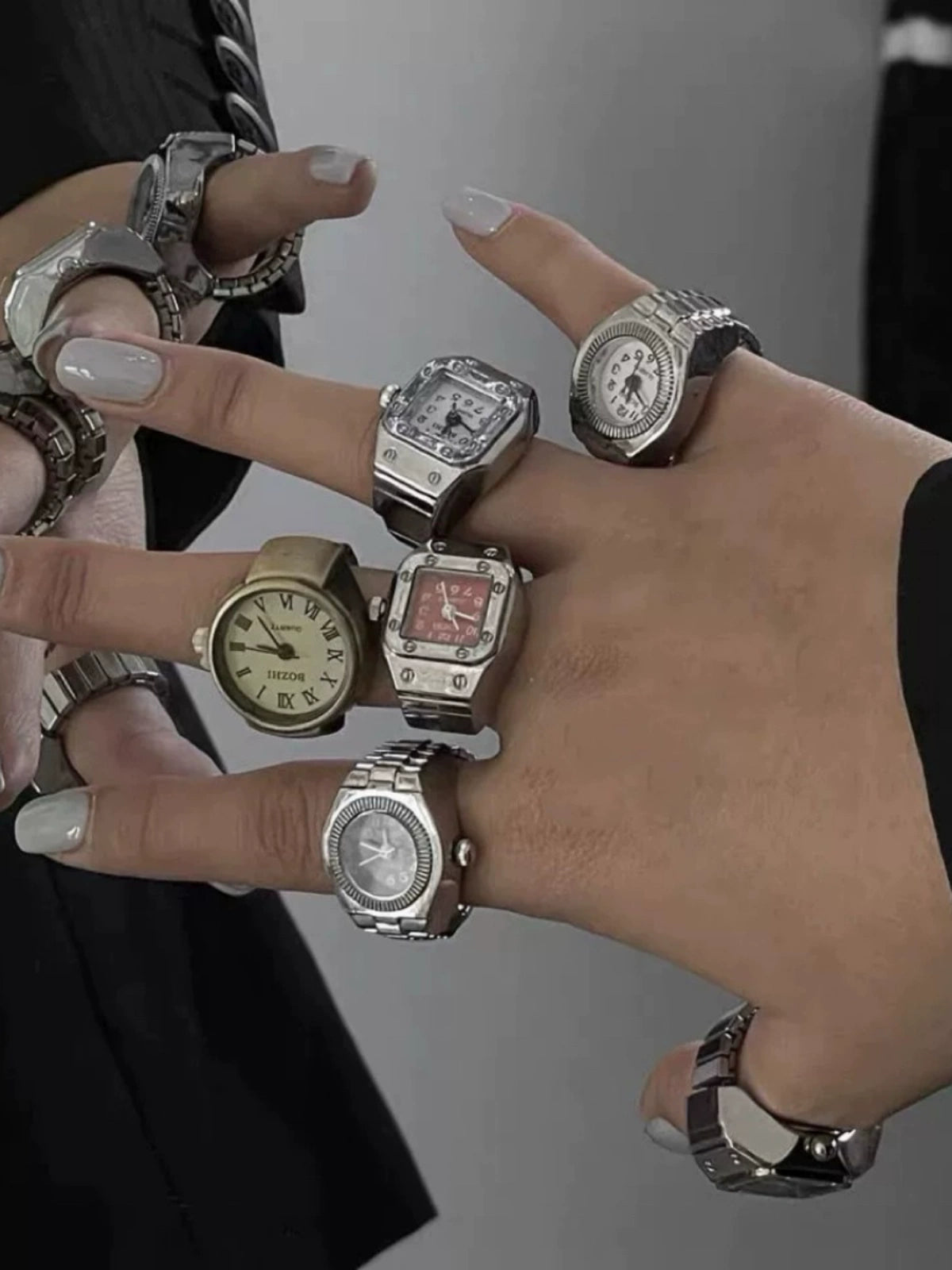 Mini Finger Watch Ring WN21149-K2