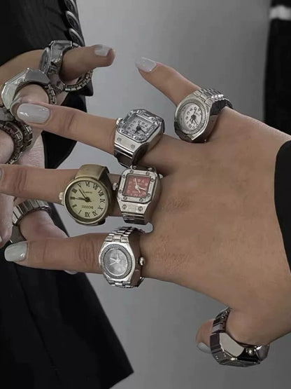 Mini Finger Watch Ring WN21149-K2