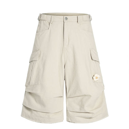Multi-Pocket Straight Short Cargo Pants WN25829