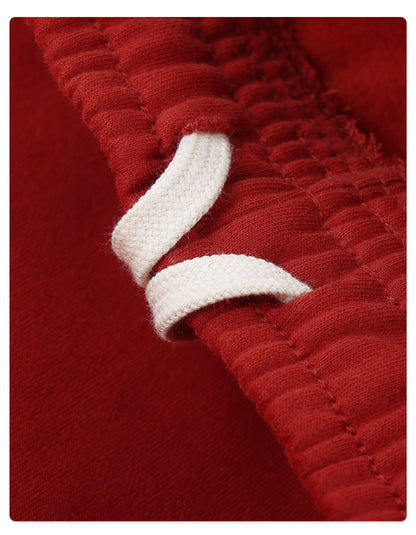 Fleece Lining Side Pocket Zipper Hoodie & Fleece Lining Wide Leg Sweatpants Setup WN23114