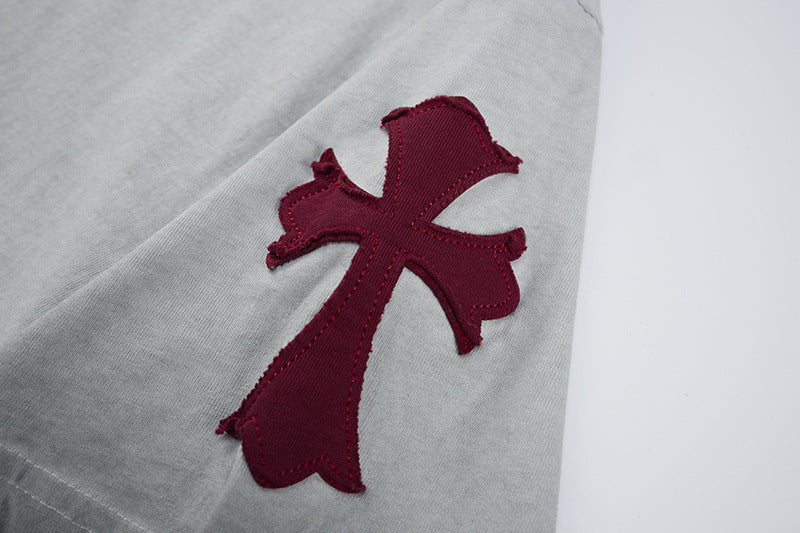 Washed Cross Logo Short Sleeve T-Shirt WN25796