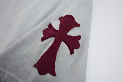 Washed Cross Logo Short Sleeve T-Shirt WN25796