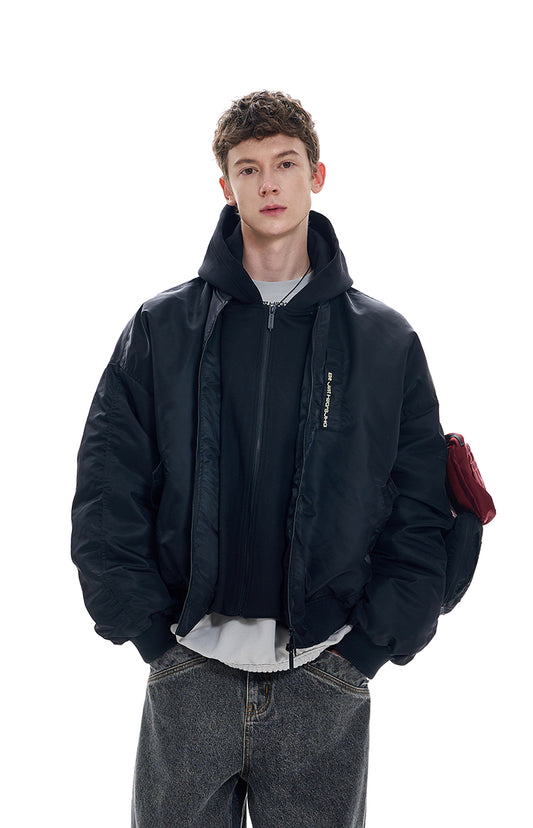 Detachable White Duck Down Bomber Jacket WN9802