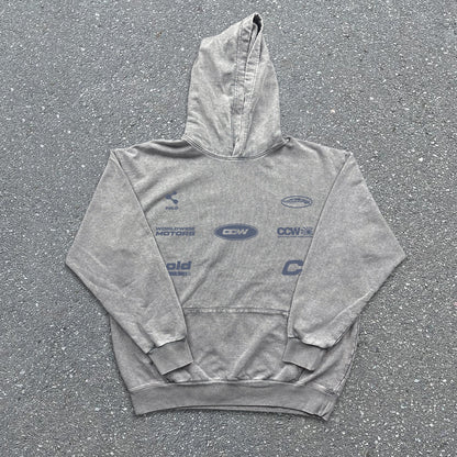 Graphic Print Oversize Hoodie WN15799