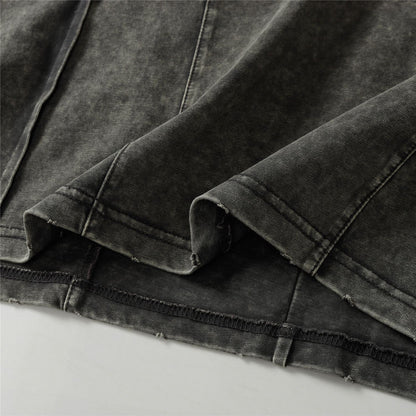 Washed Flap Pocket Short Sleeve T-Shirt WN26794