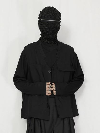 Multi-Pocket Tailored Vest Jacket WN20181