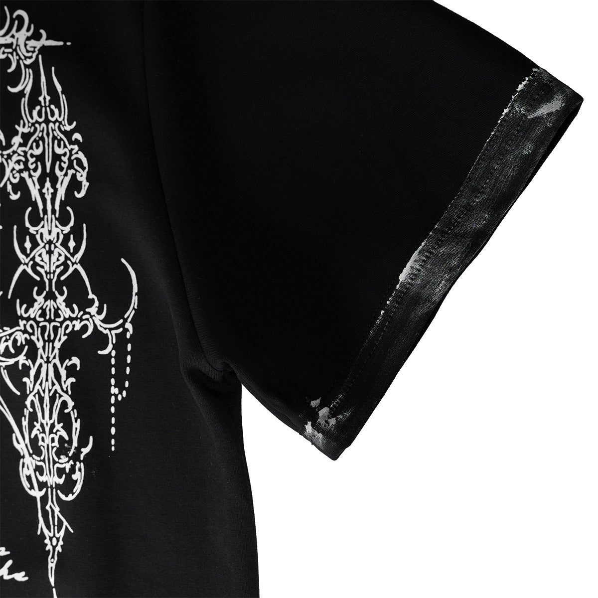 Thorn Graphic Washed Short Sleeve Polo Shirt WN25613
