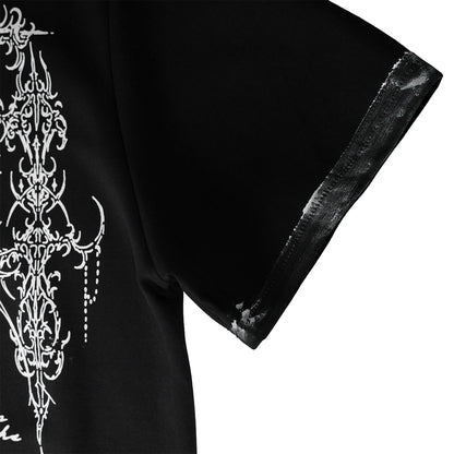 Thorn Graphic Washed Short Sleeve Polo Shirt WN25613