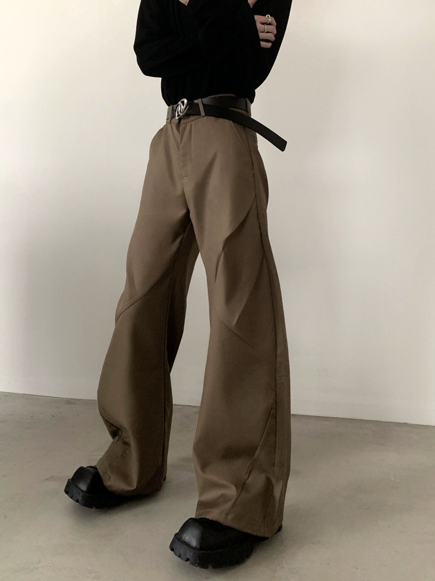 Pleats Design Trousers WN5947