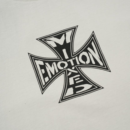 Damage Cross Graphic Short Sleeve T-Shirt WN28008