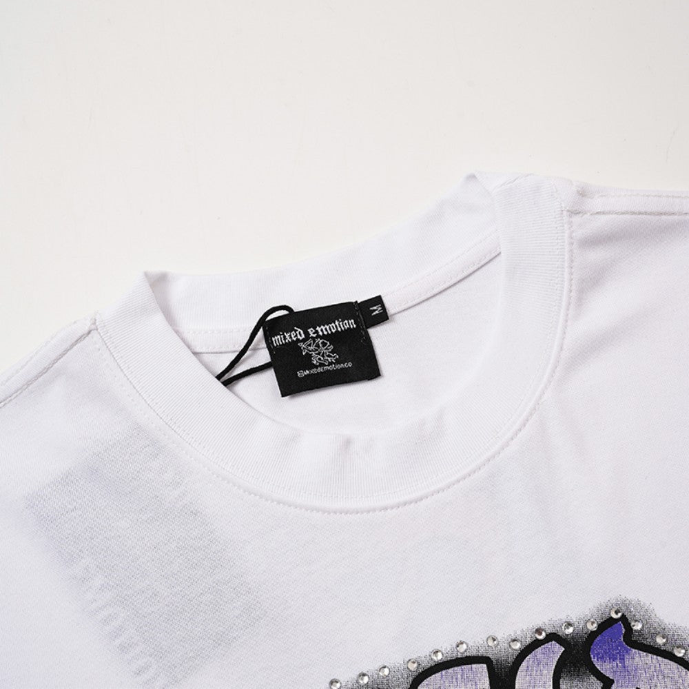 Art Graphic Print Short Sleeve T-Shirt WN28086
