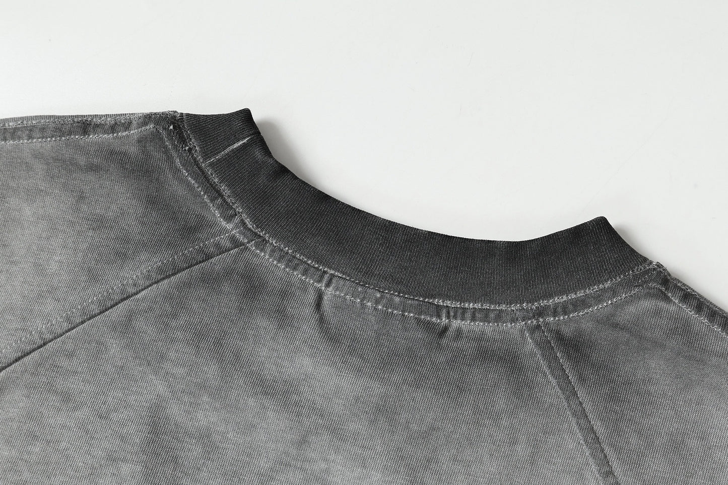 Washed Wax Dye Damage Short Sleeve T-Shirt WN23054