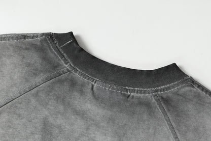 Washed Wax Dye Damage Short Sleeve T-Shirt WN23054