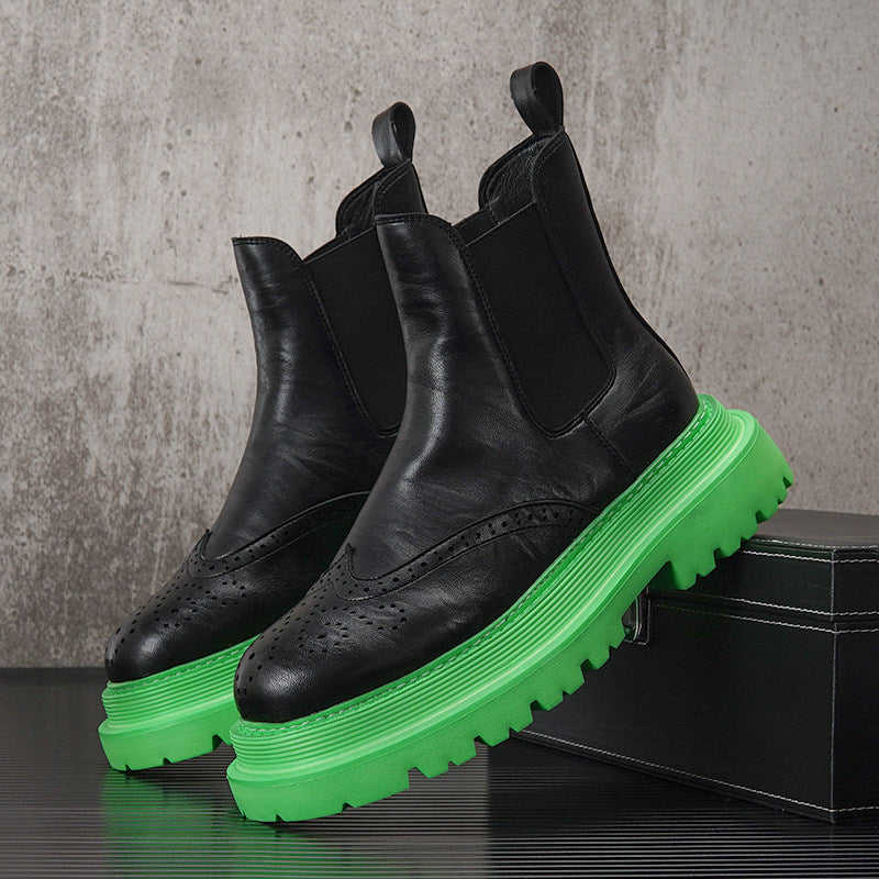 Platform Lug Sole Chelsea Boots WN24825