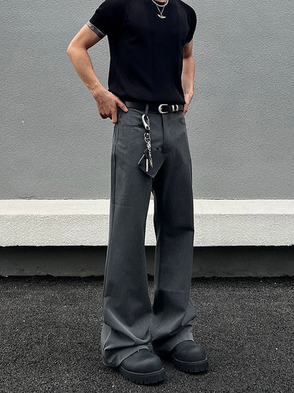 Minimal Draping Design Flare Pants WN19457