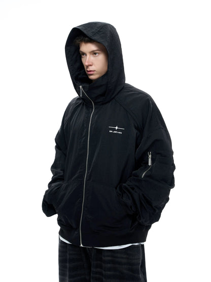 Lightweight Breathable Hooded Zipper Jacket WN9828