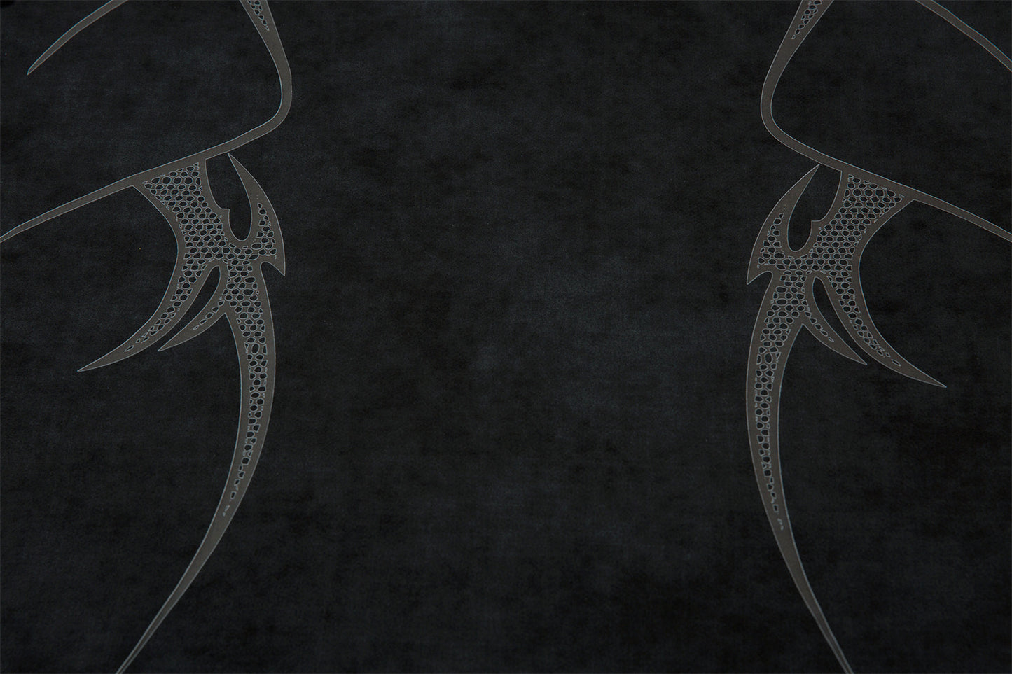 Suede Graffiti Print Oversize Short Sleeve T-Shirt WN15117