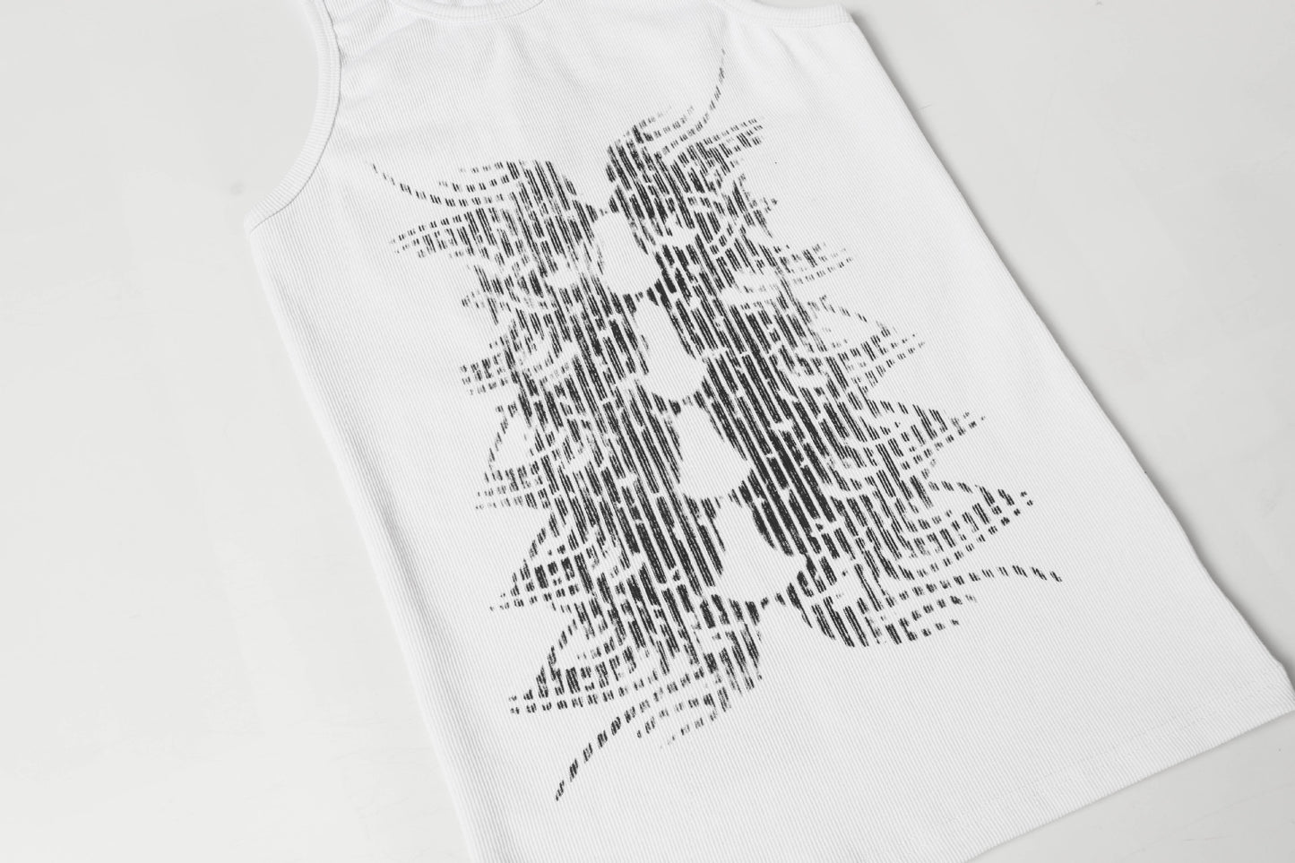 Graphic Design Print Sleeveless T-Shirt WN18583