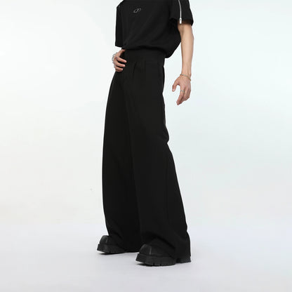 High Waist Wide-Leg Straight Trousers WN7329