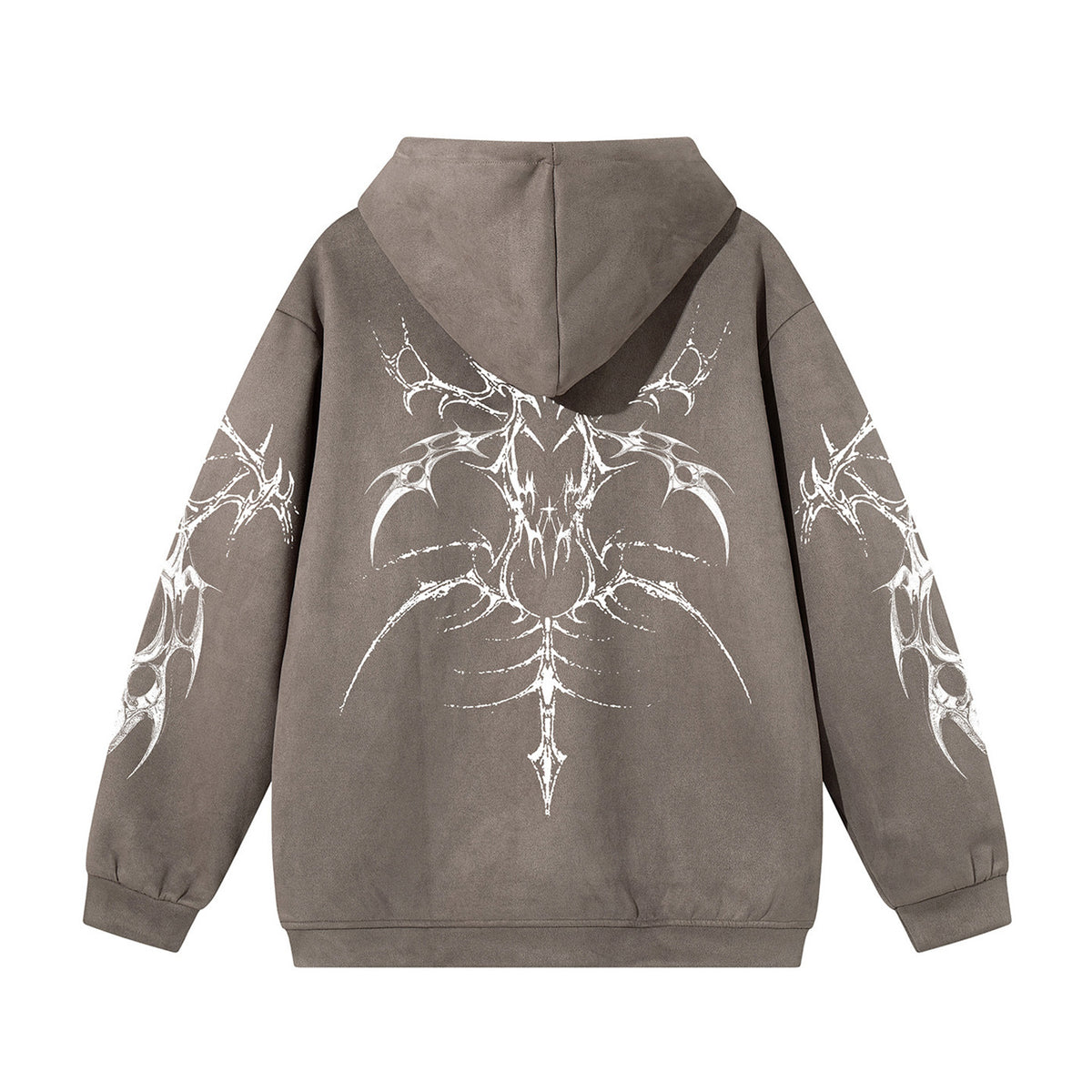 Gothic Graphic Kangaroo Pocket Hoodie WN26950