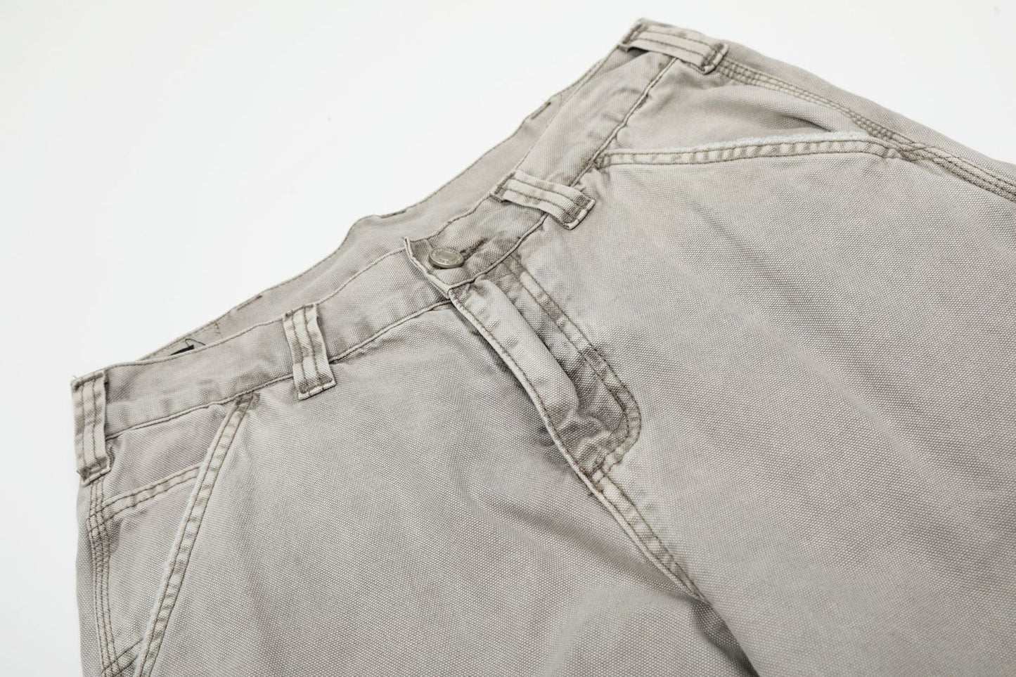 Washed Multi-Pocket Wide Leg Cargo Pants WN25852