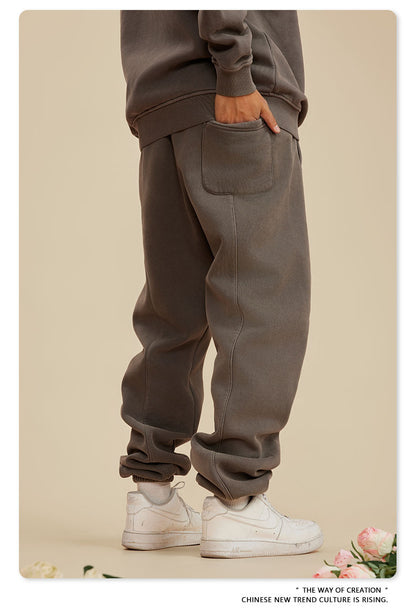 Wide-leg Washed Sweatpants WN6462